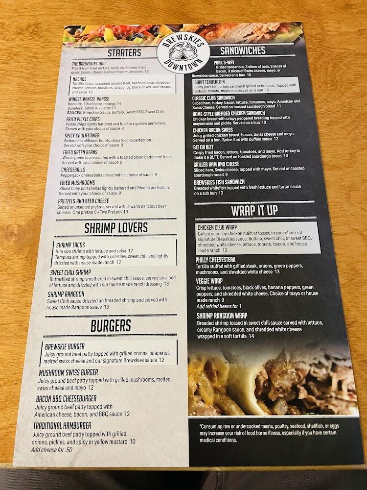 Brewskies Downtown Menu image 4